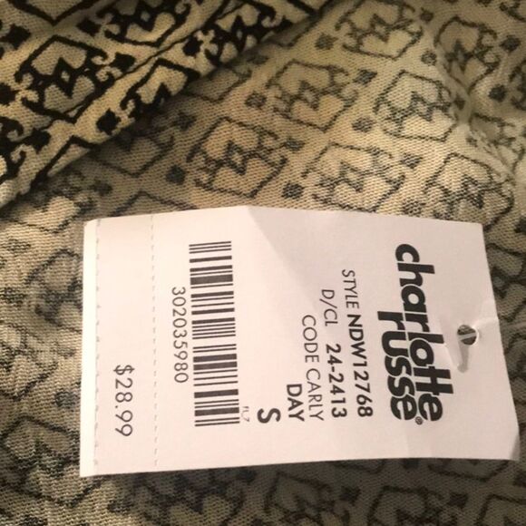 NWT Code Carly cotton crossover dress - Picture 7 of 8